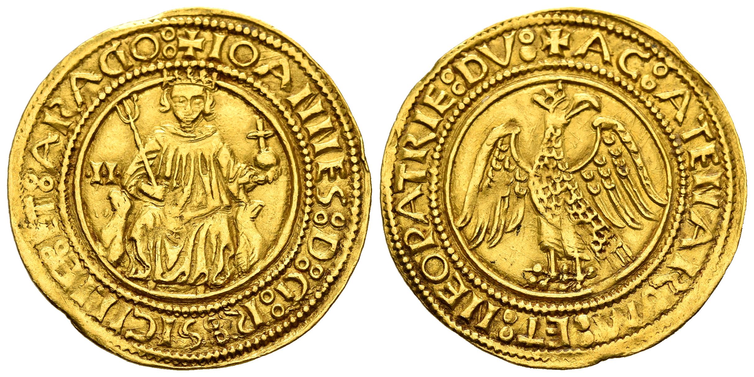 El águila: los pilares del trono de Juan II de Aragón - We are Numismatics