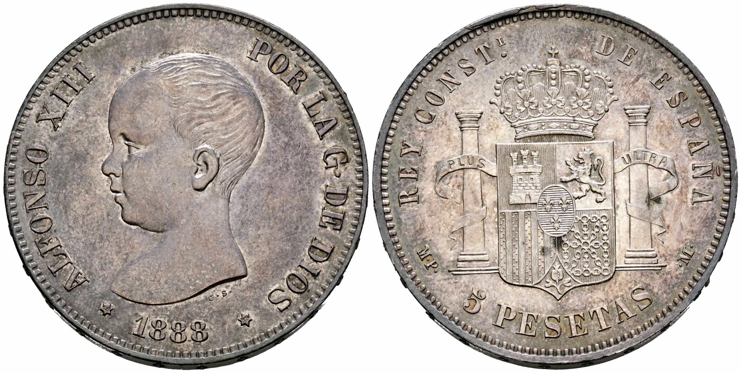 25 Céntimos 1925: Lote 1503.  ALFONSO XIII (1885-1931). 25 Céntimos. (CuNi. 6,98g/25mm). 1925. Madrid PCS. (Cal-2019-24). EBC+.